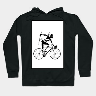 Attack of the Bicycle Ninja Hoodie